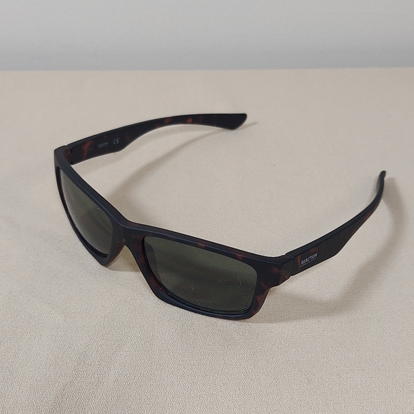 Kenneth Cole Reaction Men's Sunglasses Matte Brown  Rectangular Shape KC1328 52N - Picture 8 of 8